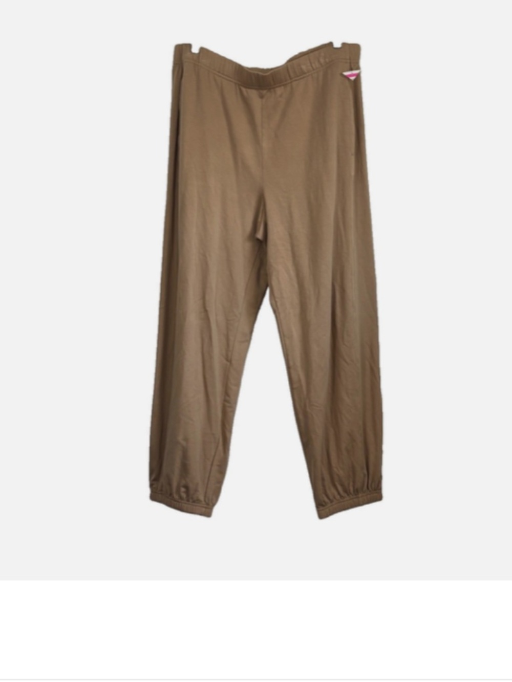 Eileen Fisher Woman Elastic Waist Organic Cotton Blend Ankle Joggers Size: XL